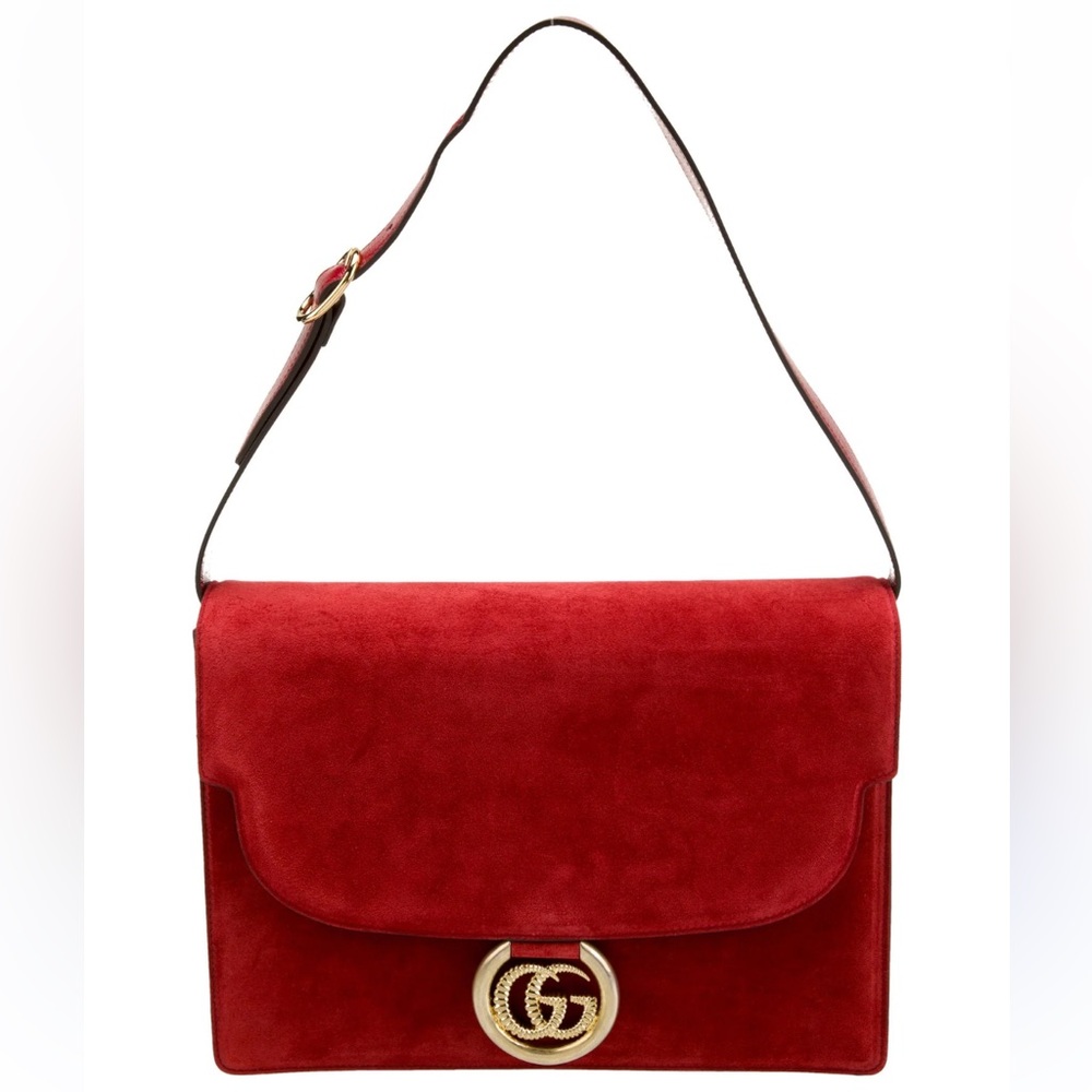Gucci Double GG Torchon Scarf
Ring Medium - Red Shoulder Bag